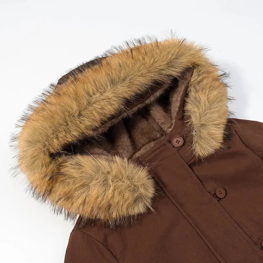 Cropped Teddy Faux Fur Hooded Bomber Jacket