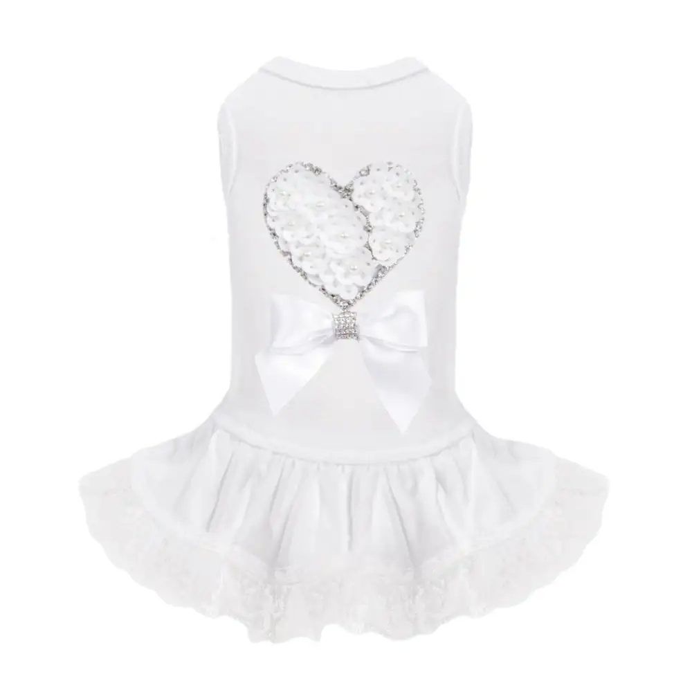 Crystal Floral Playful Refined Dog Dress