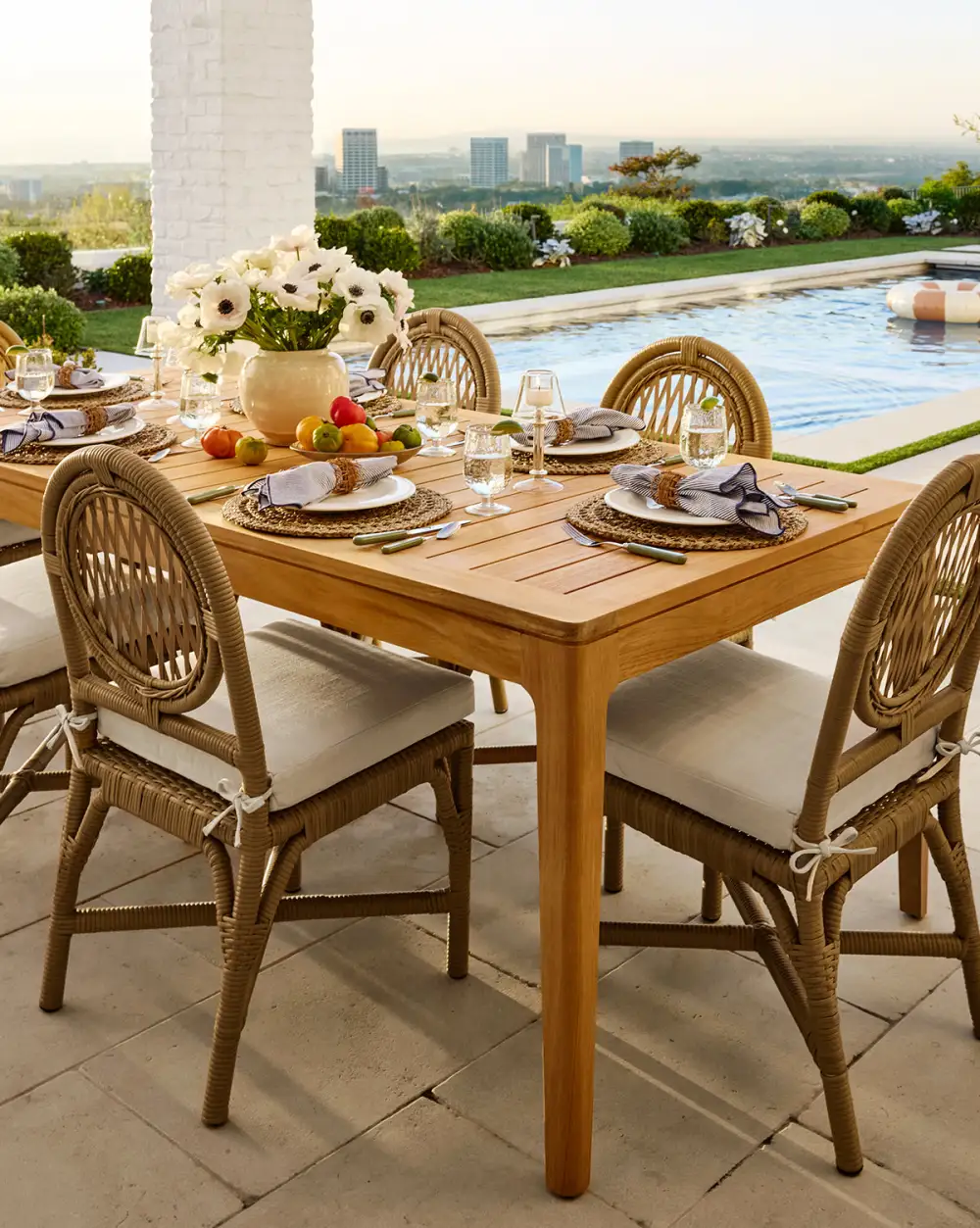 Organic Teak Dining Table