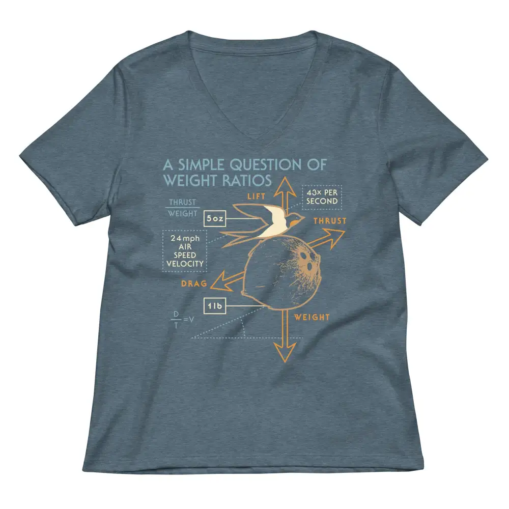 Weight Ratio V Neck Tee