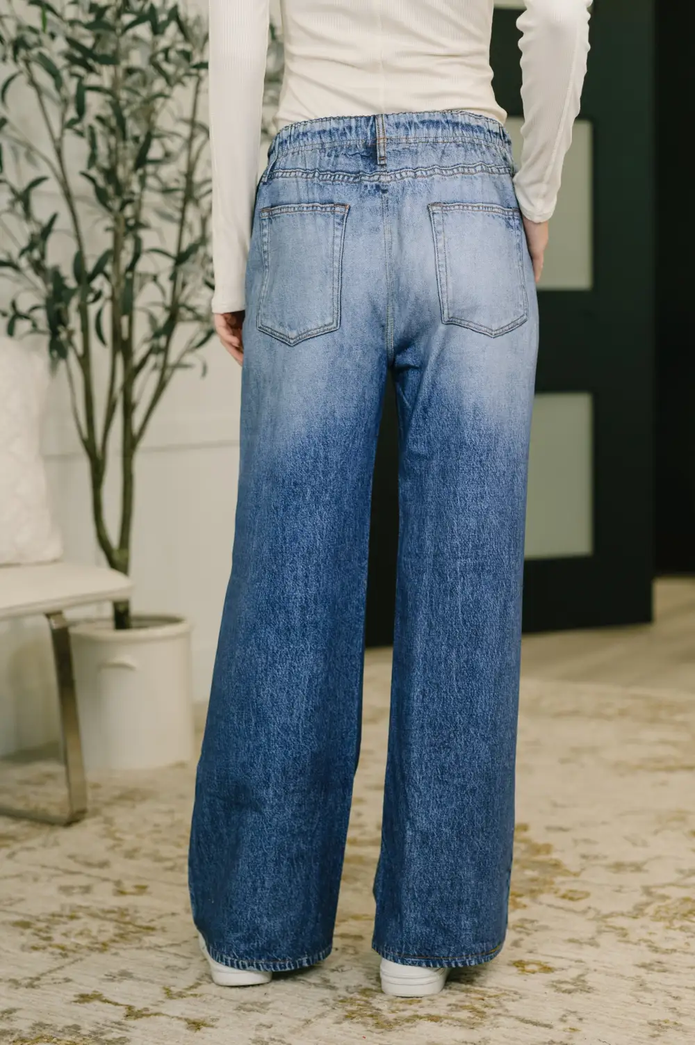 Printed Wide Leg Bottoms