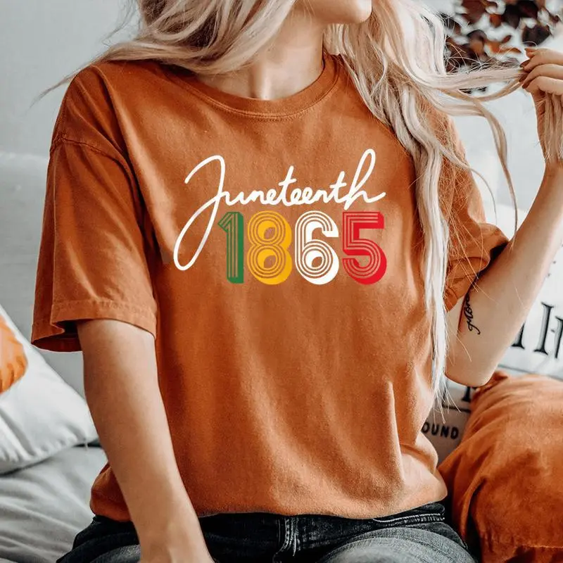 1865 Junenth Celebrate African American Freedom Day Women Women's Oversized Comfort T-Shirt