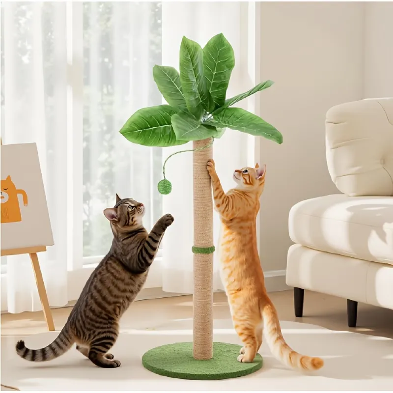 Leaf Design Cat Scratching Post