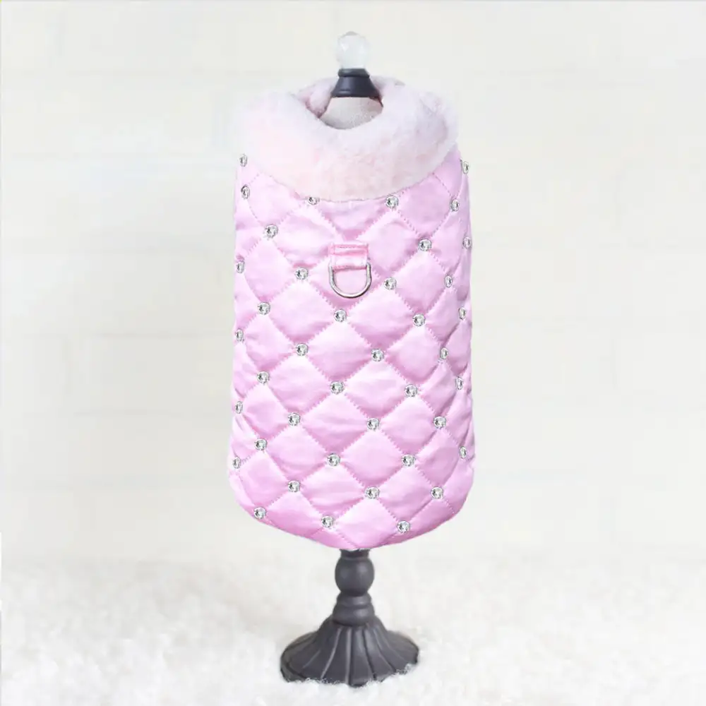 Crystal Quilted Modern Classic Dog Coat