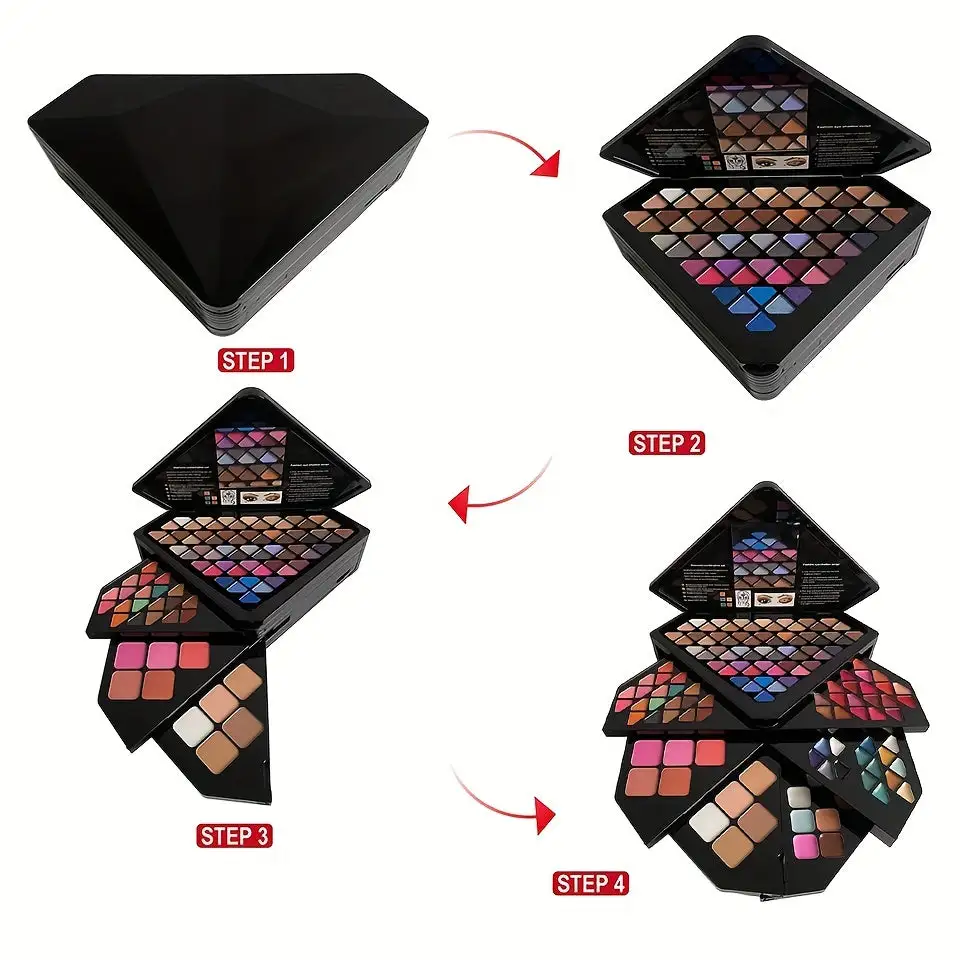 Polished Finish Setting Powder Compact