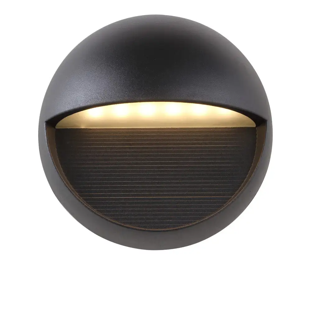 Outdoor Metal/glass Integrated LED Wall Sconce