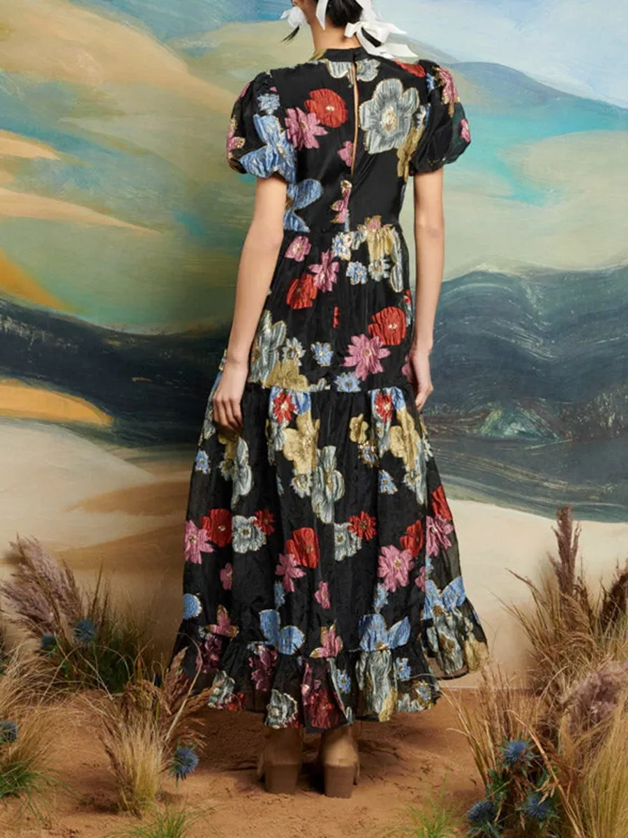 Jacquard Midi Dress