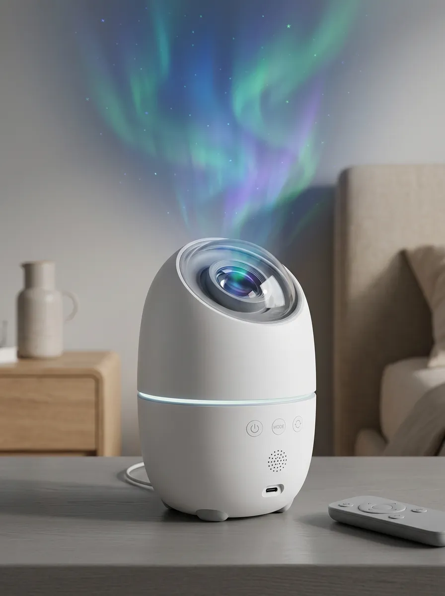 Northern Lights Galaxy Projector Night Light for Game Room Ambience