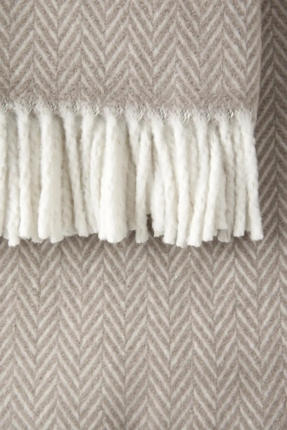 Textured Cotton Blend Throw