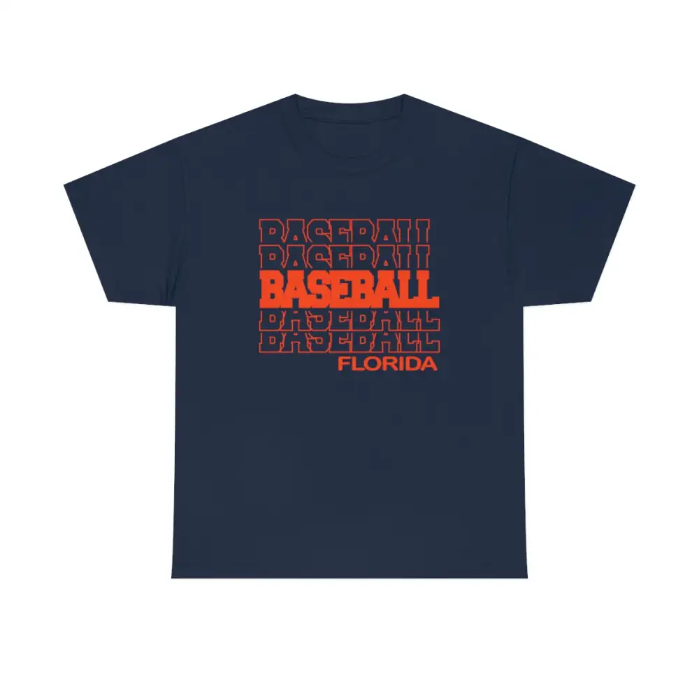 Baseball Florida in Modern Stacked Lettering