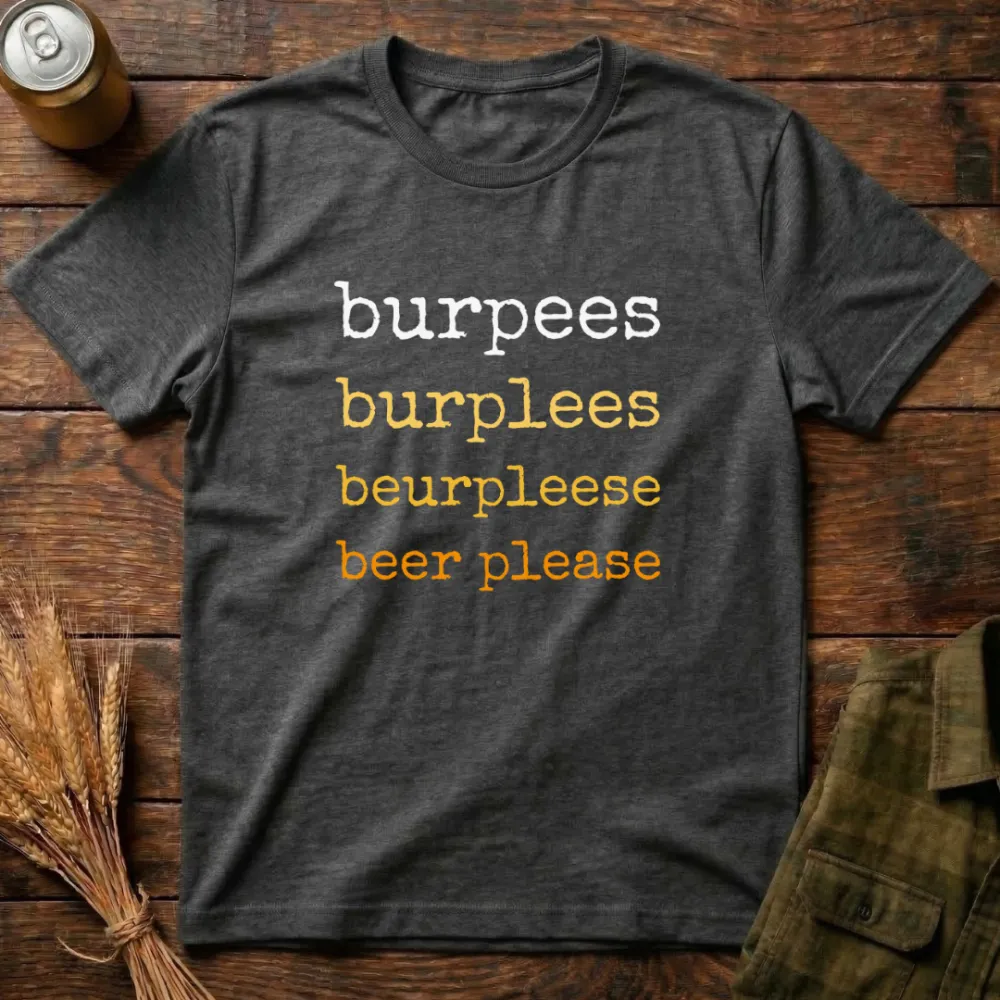 Burpees Graphic Cotton T-Shirt