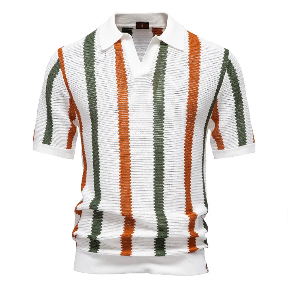 Timeless Short Sleeve Fine Knit Polo Shirt