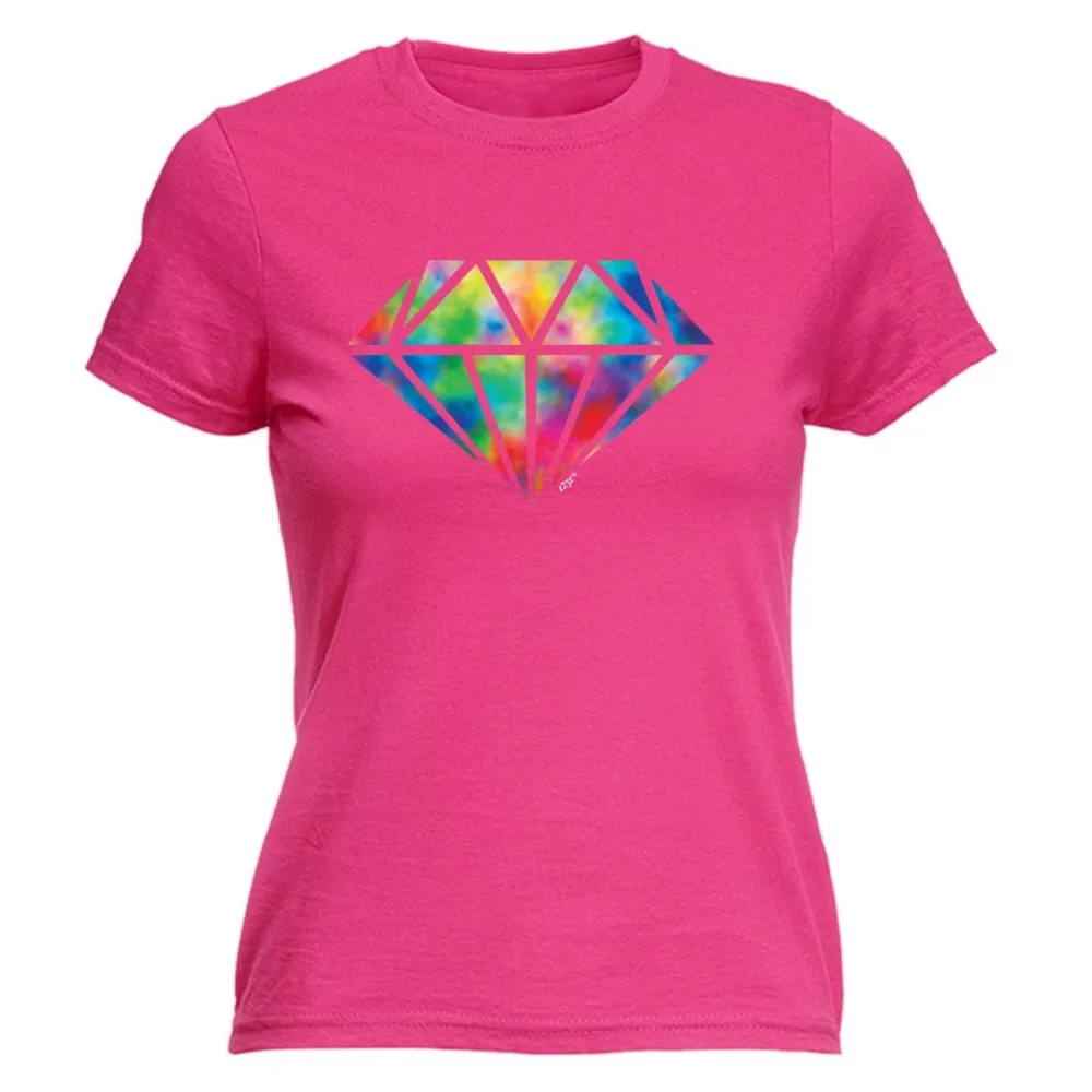 Acid Diamond Graphic Fitted Tee