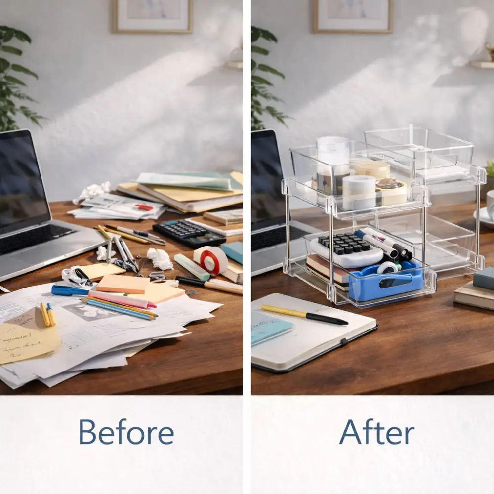 Tier Pull Out Office Organizers