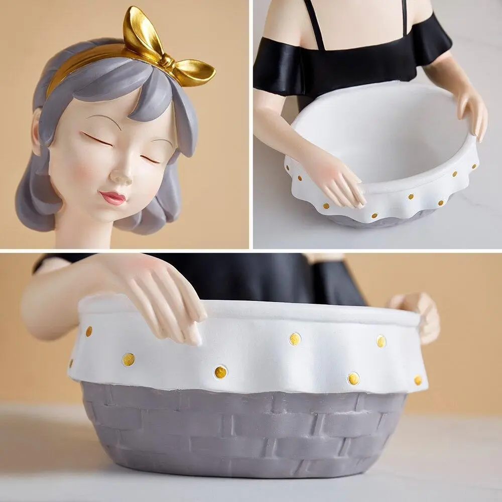 Girl Tray Storage Sculpture