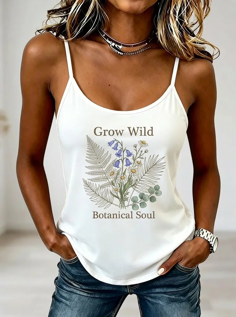 Nature Lover Grow Tank Top Simple