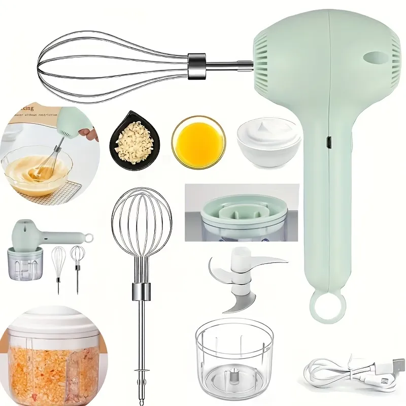 2-in-1 Electric Whisk & Chopper