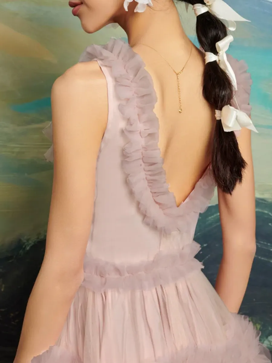 Tulle Midi Dress