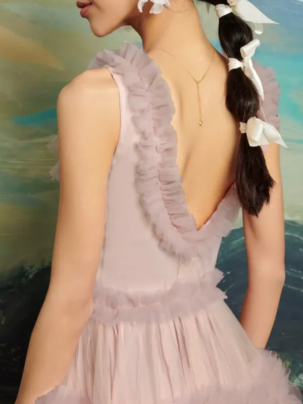 Tulle Midi Dress
