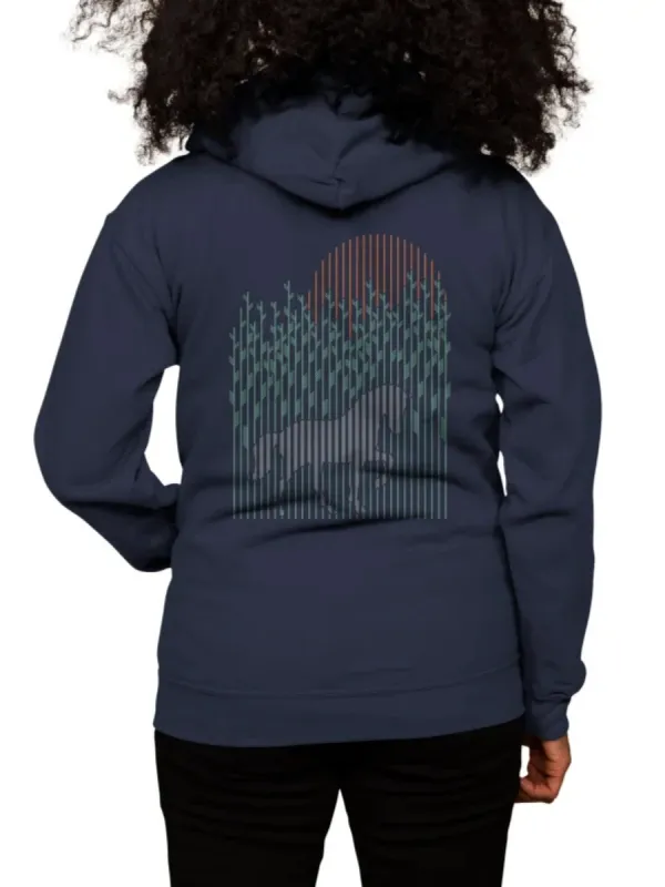 Modern Horse Art Print Hoodie
