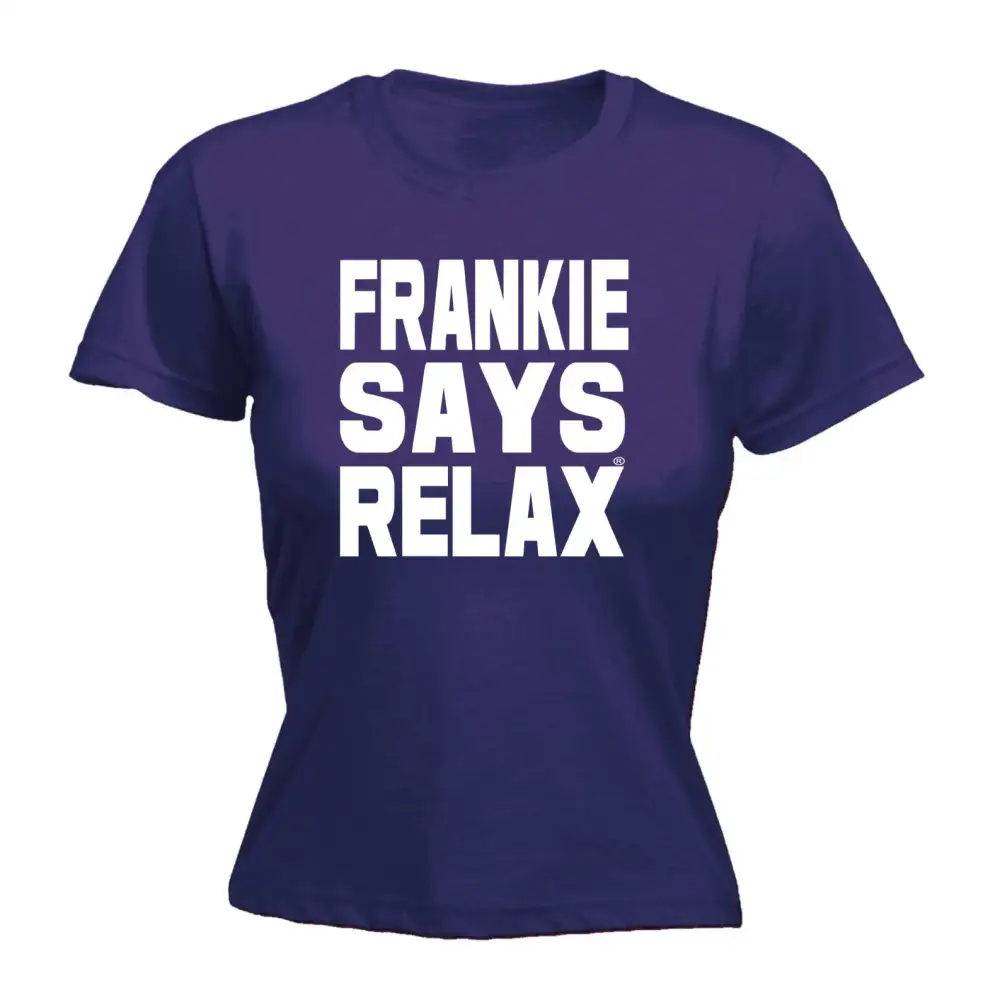 Relax Statement Graphic Fitted Tee