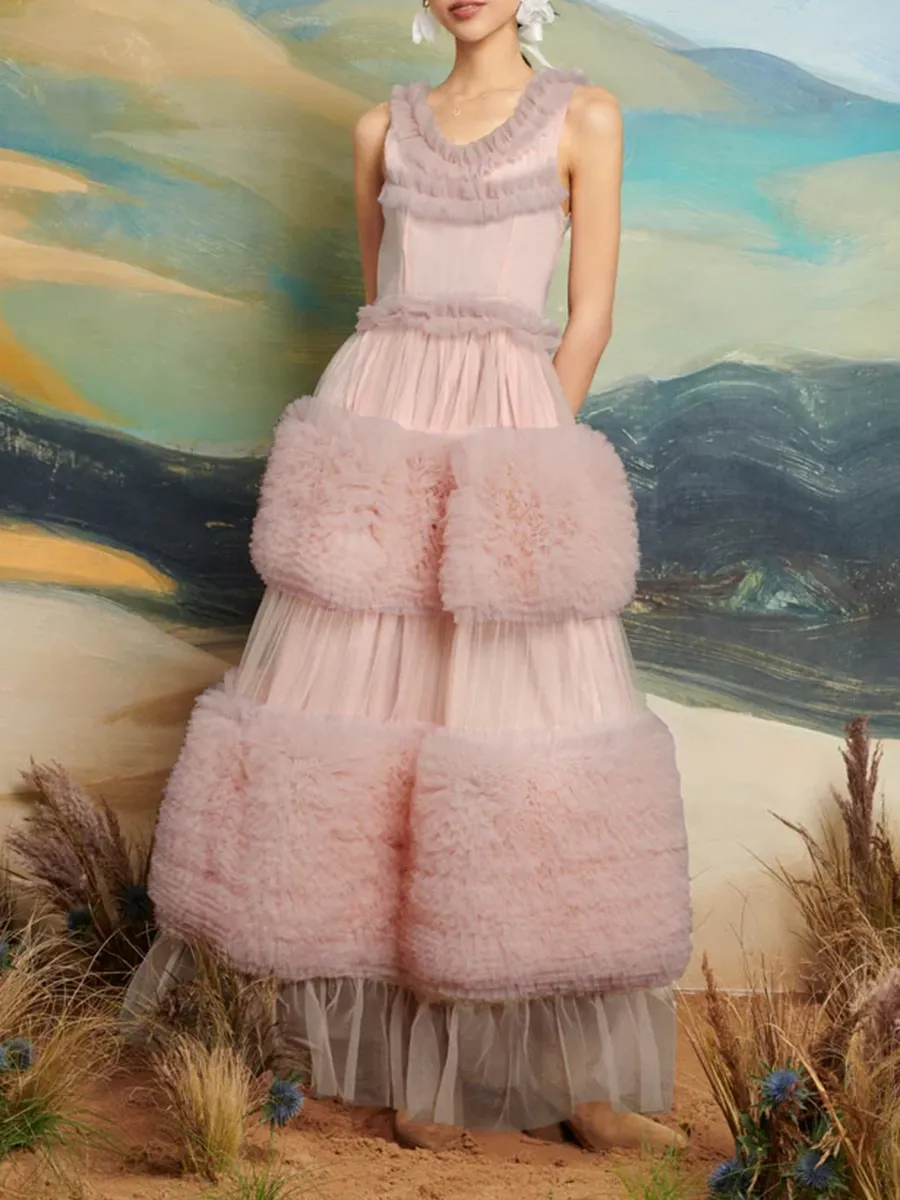 Tulle Midi Dress