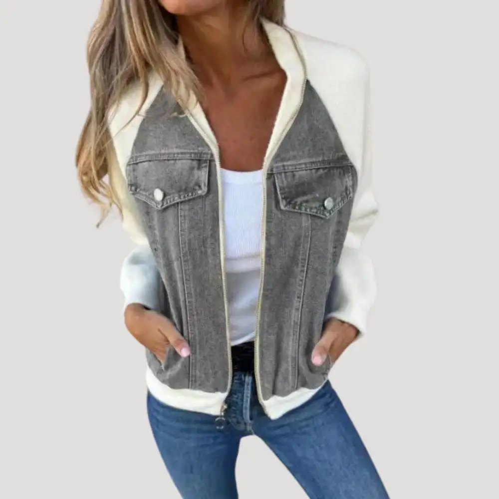 Modern Structured Relaxed Bomber Jacket