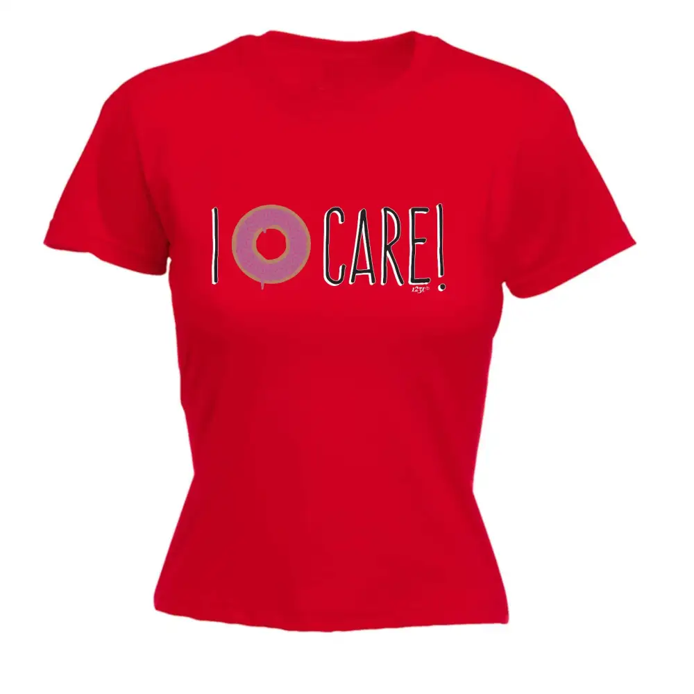 Donut Care Graphic Fitted Tee