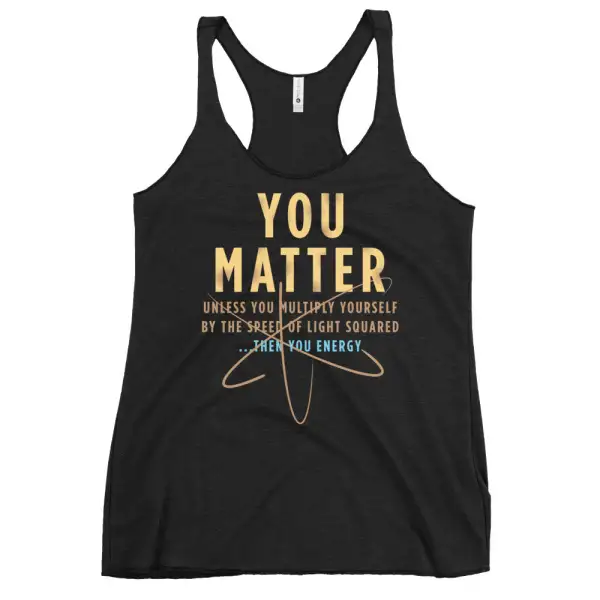 Simple Textured Print Racerback Tank Top