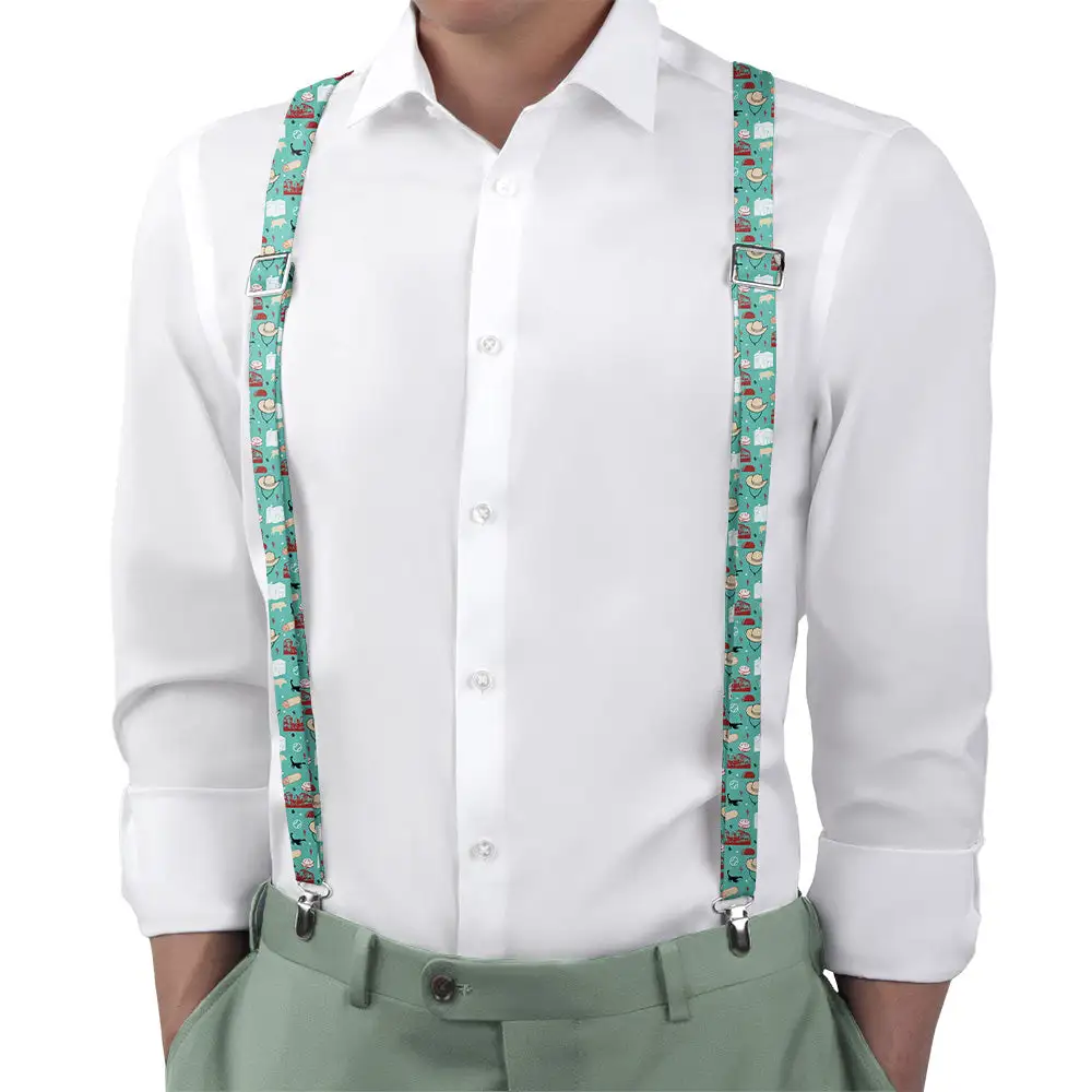 Iconic Motif Suspenders