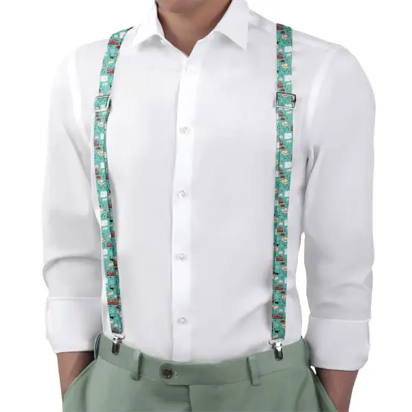 Iconic Motif Suspenders