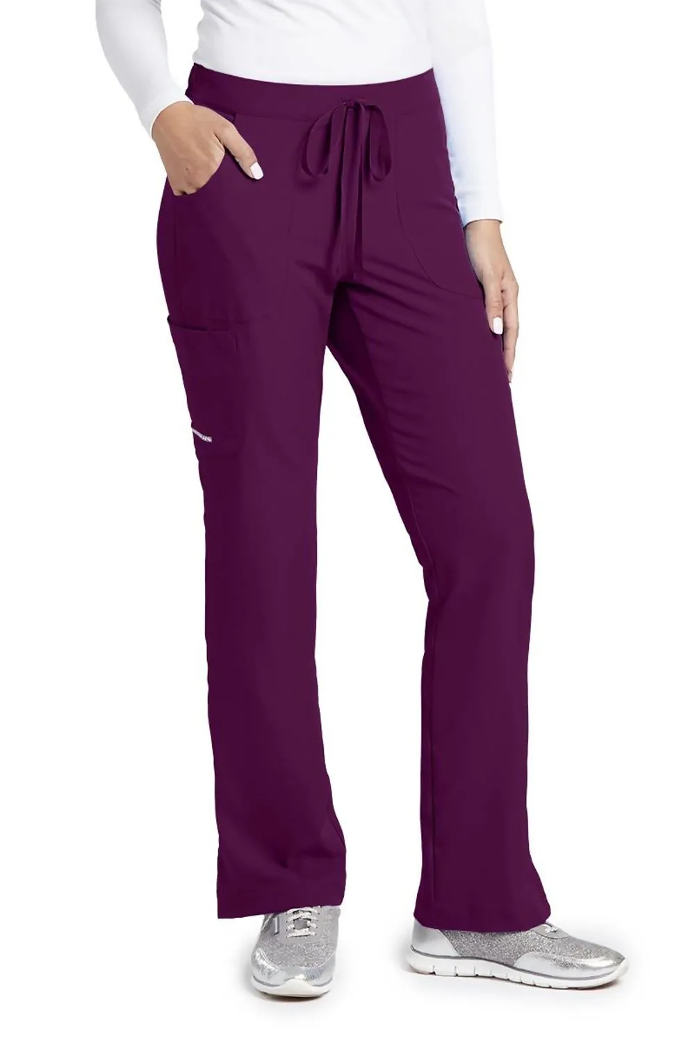 Women's Flat Front Beauty Healthcare Scrub Trousers