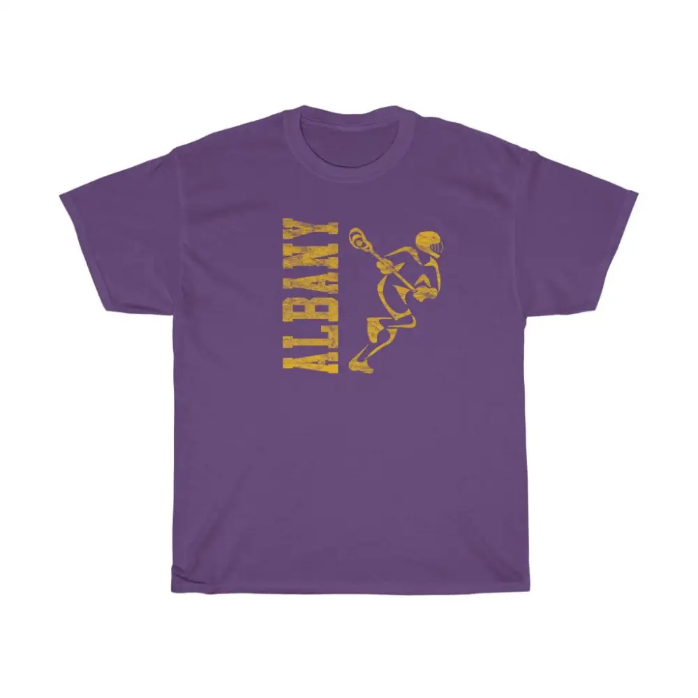 Albany Lacrosse with Lacrosse Player