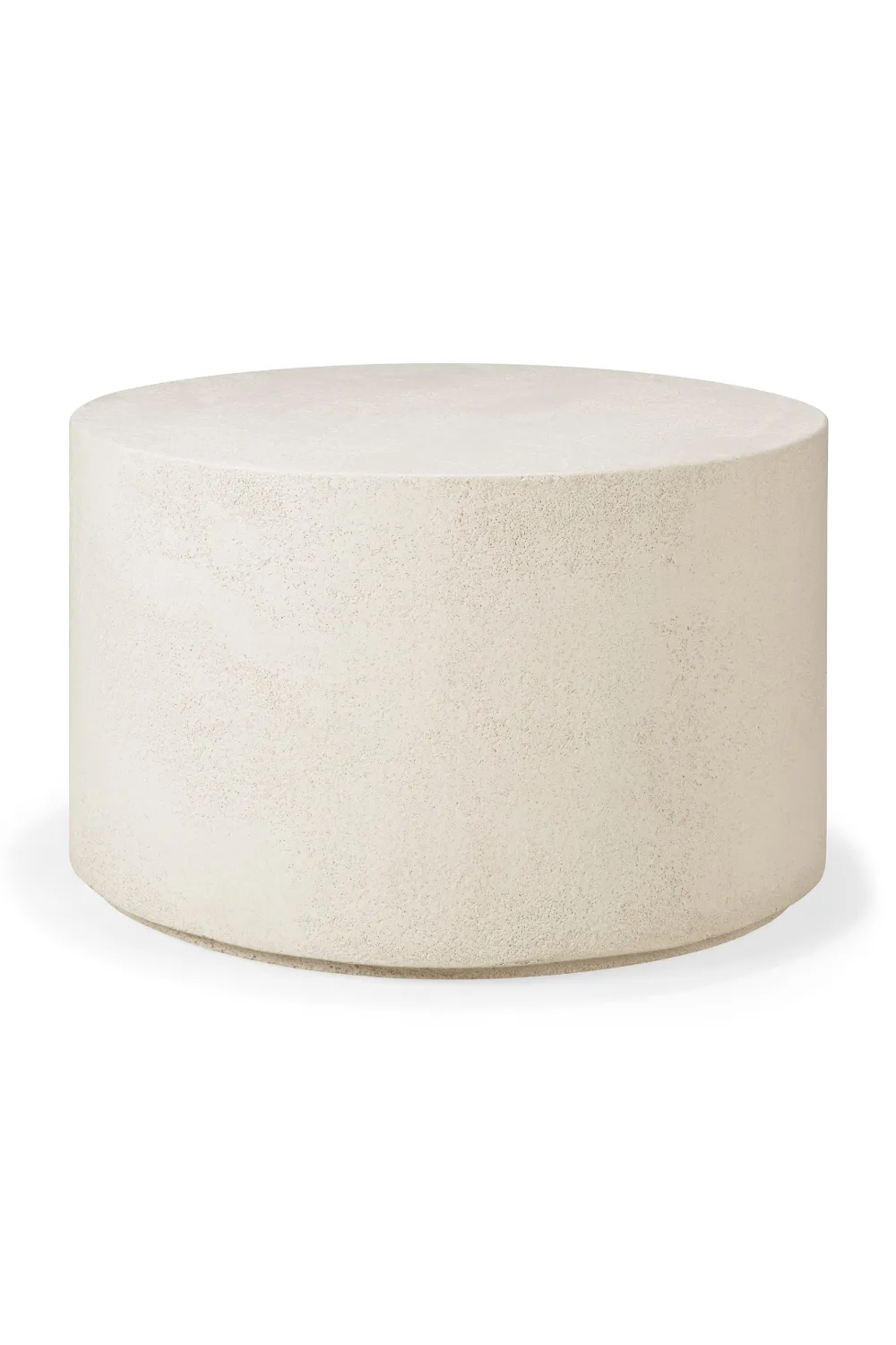 Textured Round Coffee Table