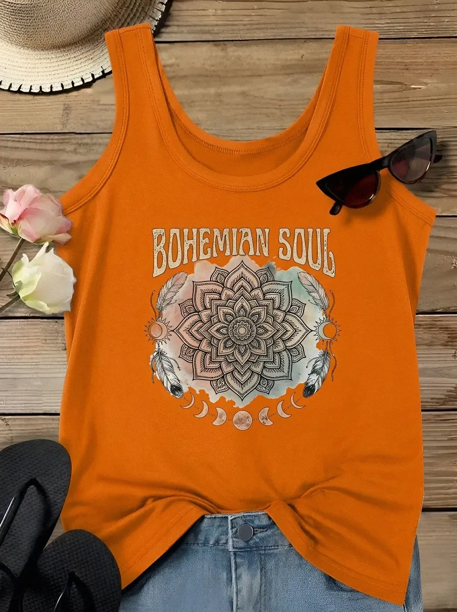 Bohemian Soul Mandala Tank Top Classic