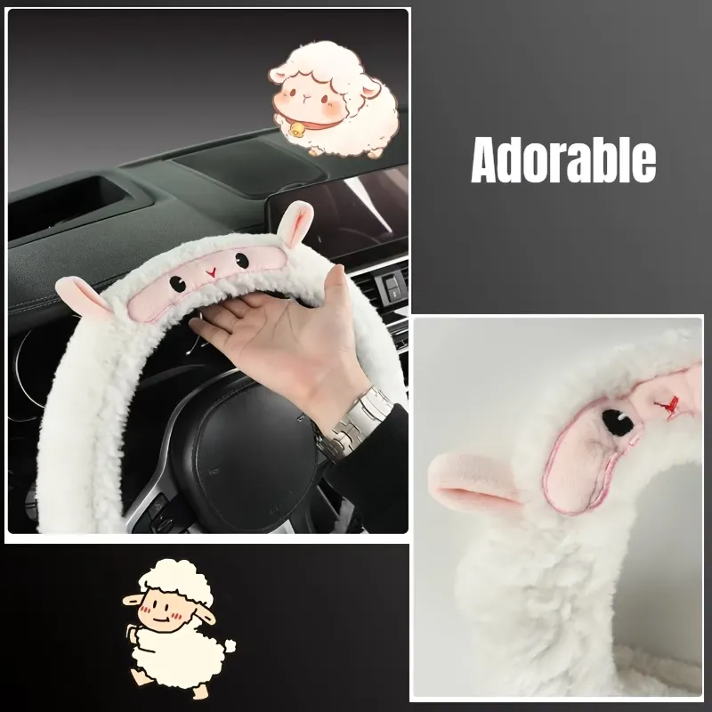 Furry Steering Wheel Cover
