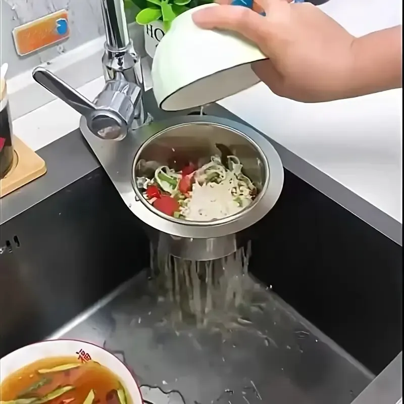 Heavy-Duty Stainless Steel Kitchen Draining Basket