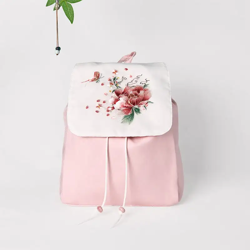 Buddha Stones Handmade Pink Bag