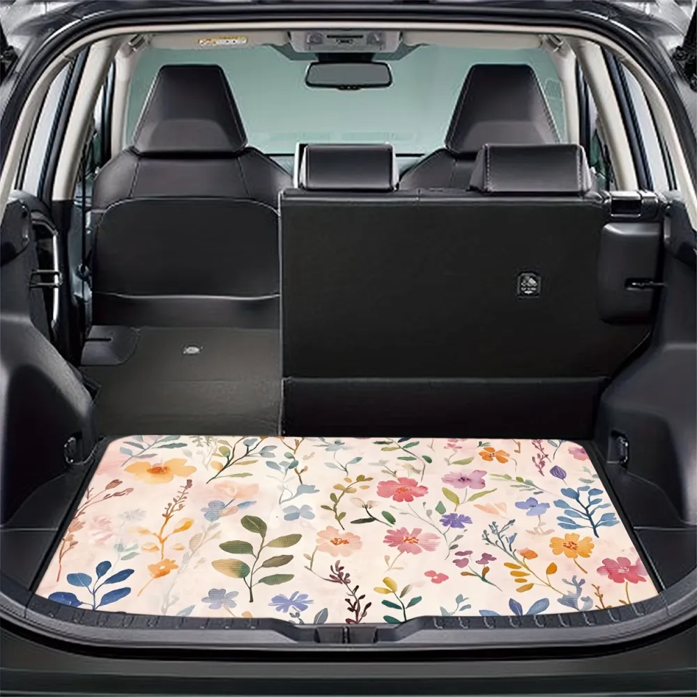 Floral Car Cargo Liner
