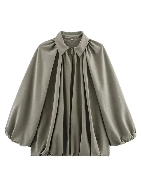 Winter Pleated Blouse