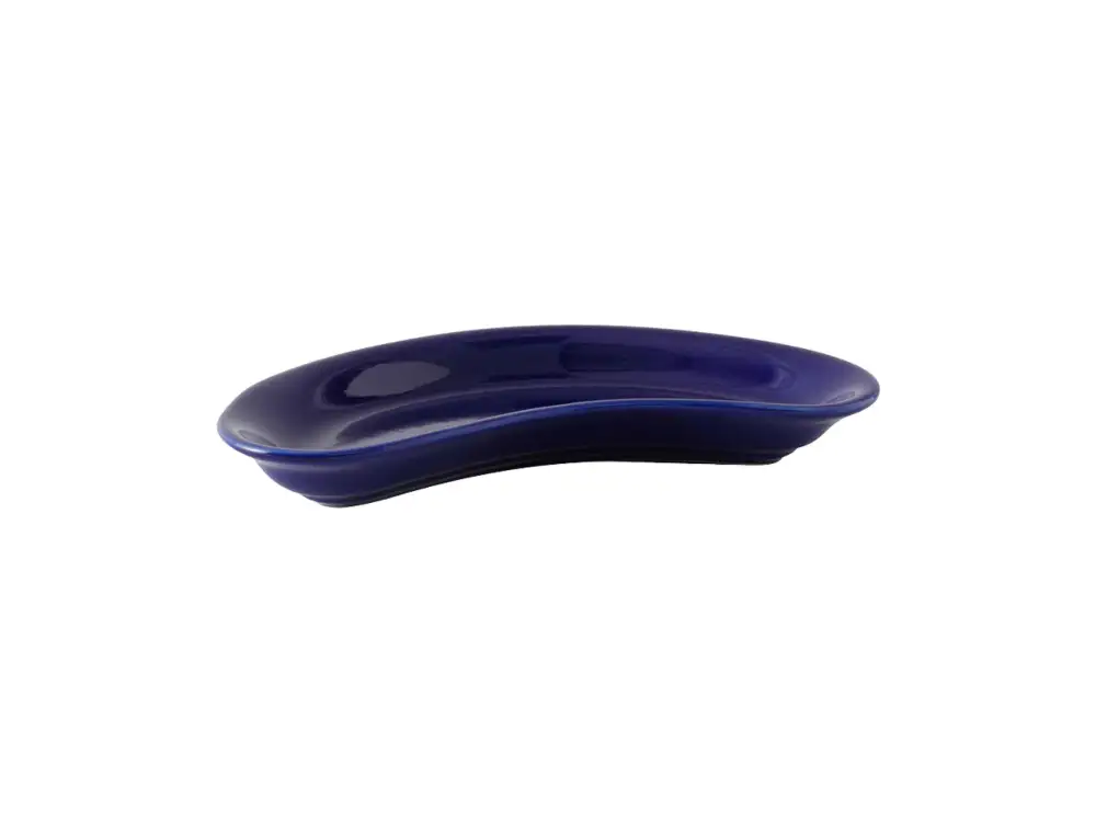 Decorated Crescent Dish