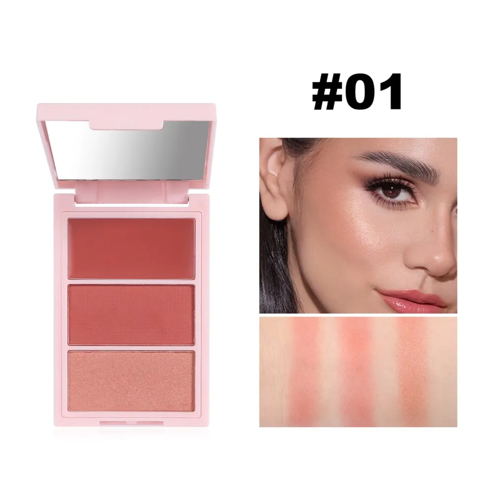 3-Color Blush Palette