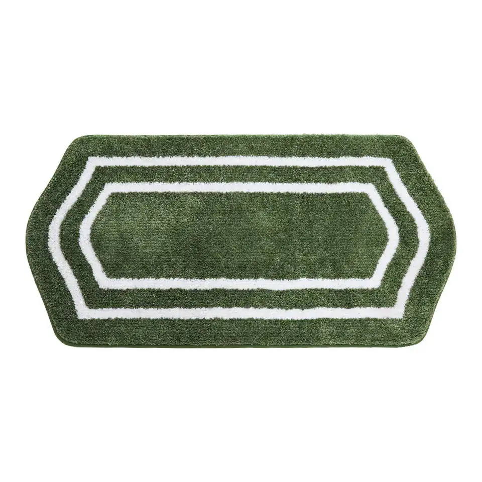 Plush Oval Bath Rug
