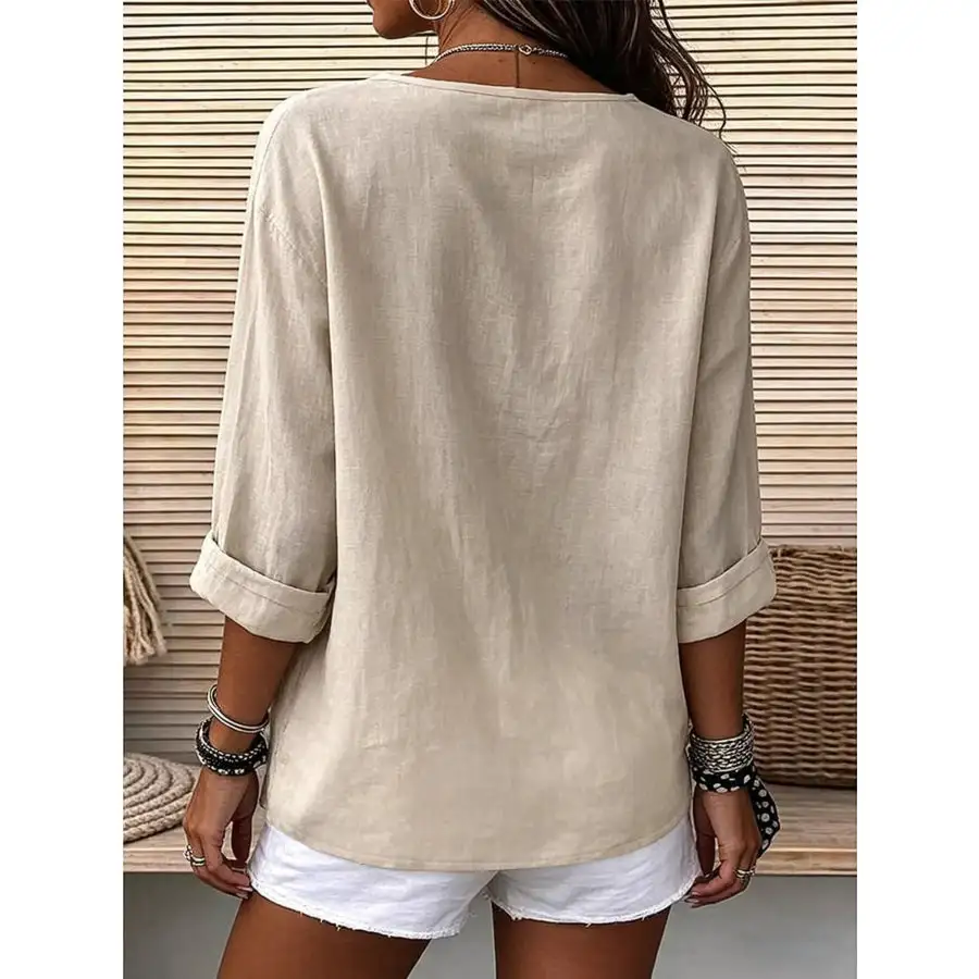 Soft Button Up Long Sleeve Shirt