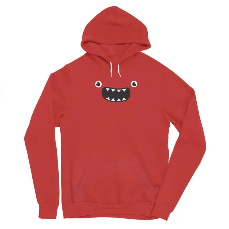 Cute Monster Face Hoodie, Playful Casual Pick
