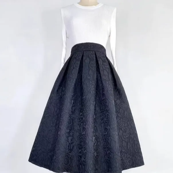 Laidback Office Everyday Casual Floral Skirt