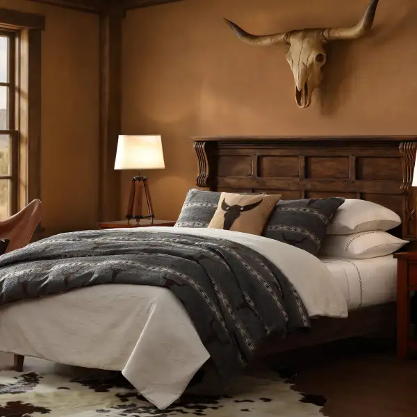 Animal Motif Geometric Duvet Cover Set
