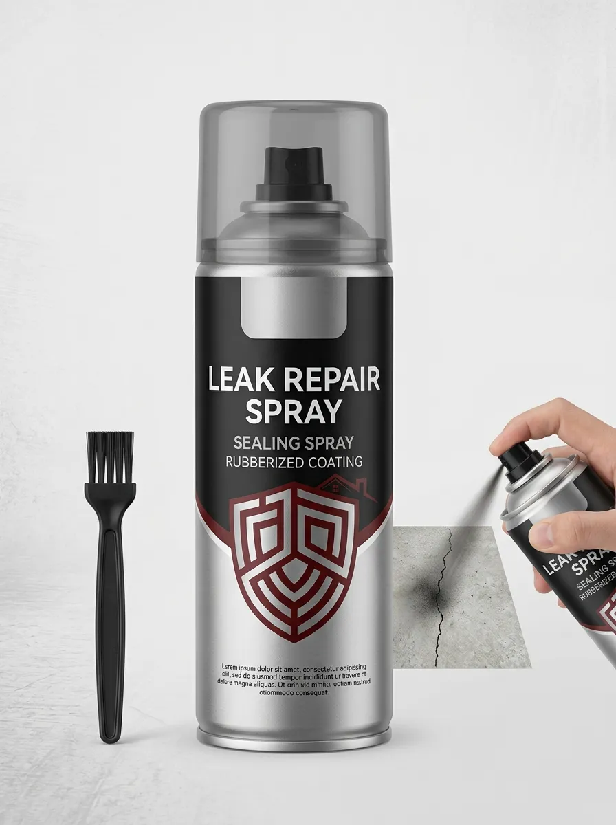 Classic Shield-Label Sealing Waterproof Leak Repair Spray