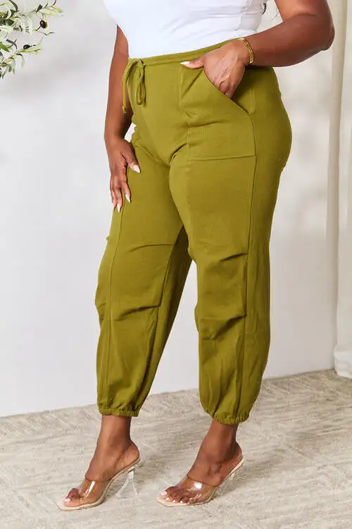 Drawstring Sweatpants Pocket Denim Jeans
