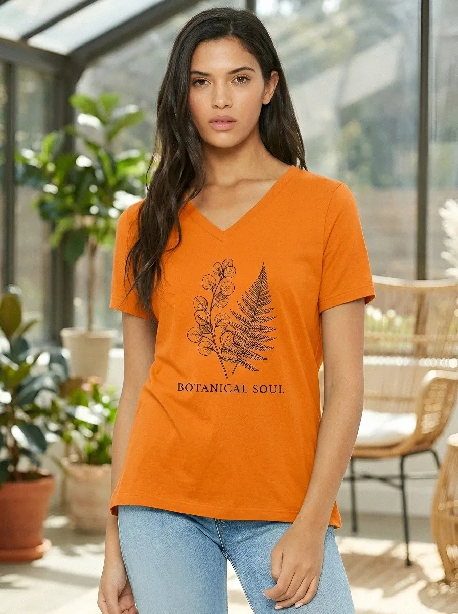 Botanical Soul Fern T-Shirt Modern